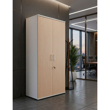 Armario Madera Alto con Bastidor de Kunna - Oficinas Montiel