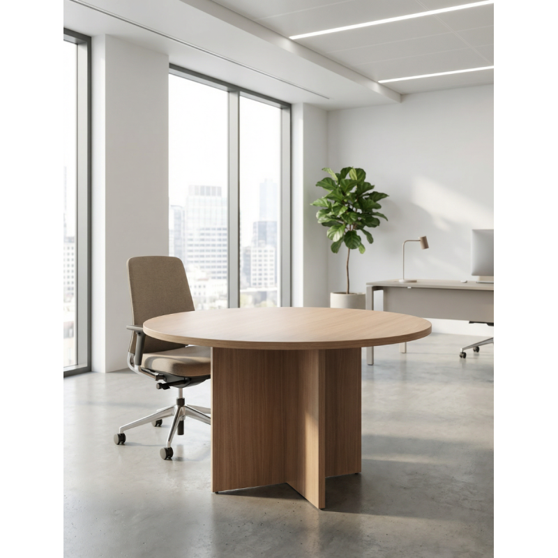 ▷ Mesa de Juntas Redonda Ceres de Ismobel - Montiel