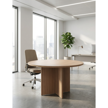 ▷ Mesa de Juntas Redonda Ceres de Ismobel - Montiel