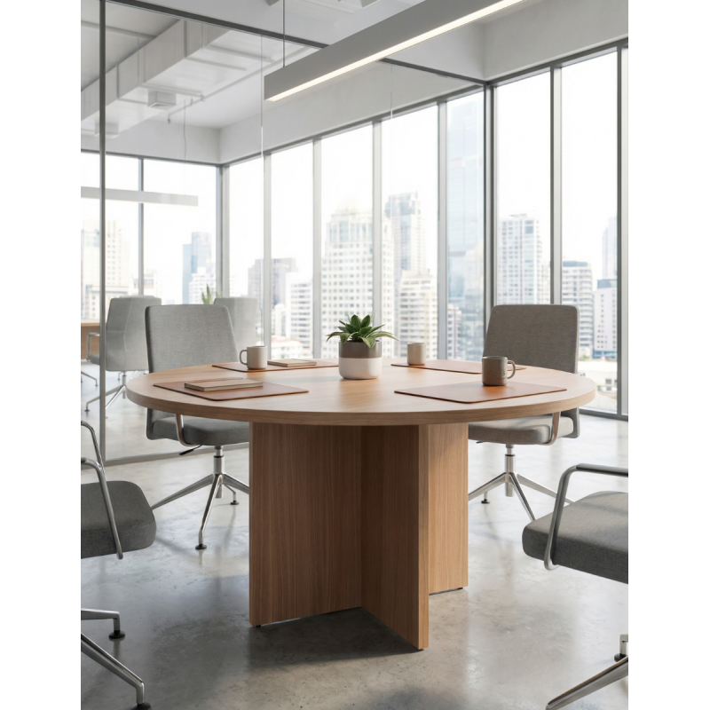 ▷ Mesa de Juntas Redonda Ceres de Ismobel - Montiel