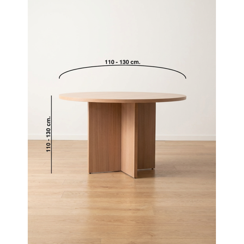 ▷ Mesa de Juntas Redonda Ceres de Ismobel - Montiel