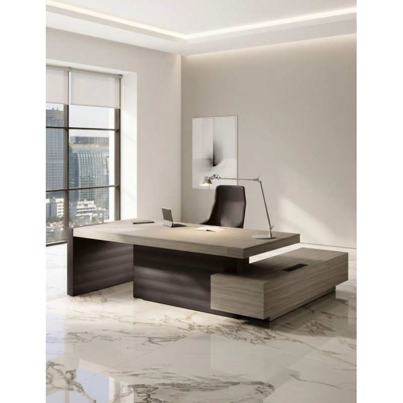 ▷ Mesa de Dirección con Credencia Jera de Las Mobili - Oficinas Montiel