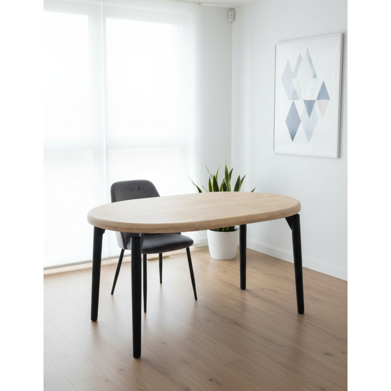 Mesa Extensible 100-140-180 cm. de Madera Moon - Montiel