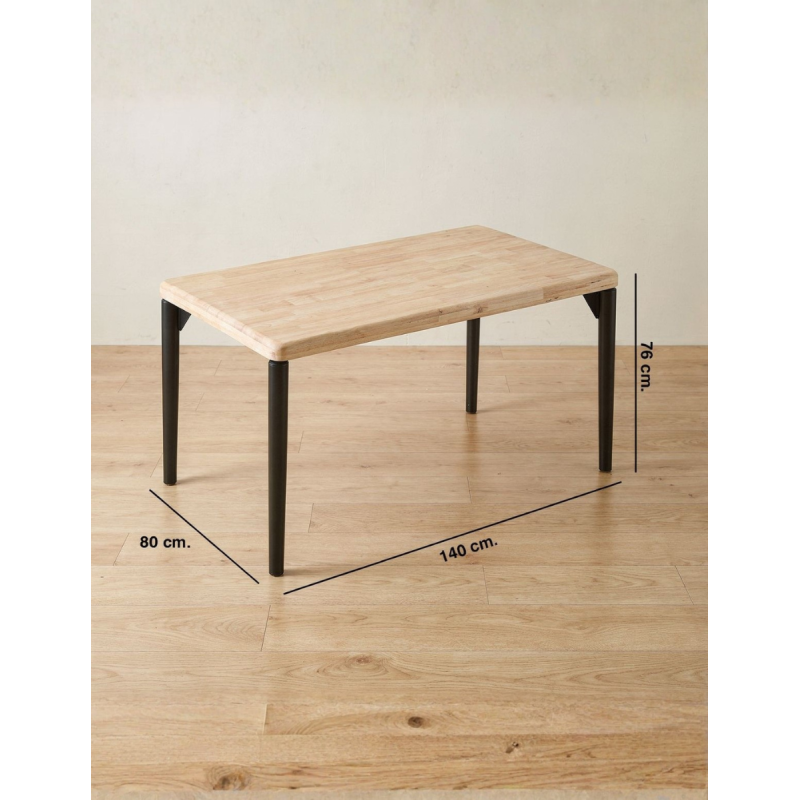 Mesa Madera para 6 Personas 140x80 cm. Celest - Montiel