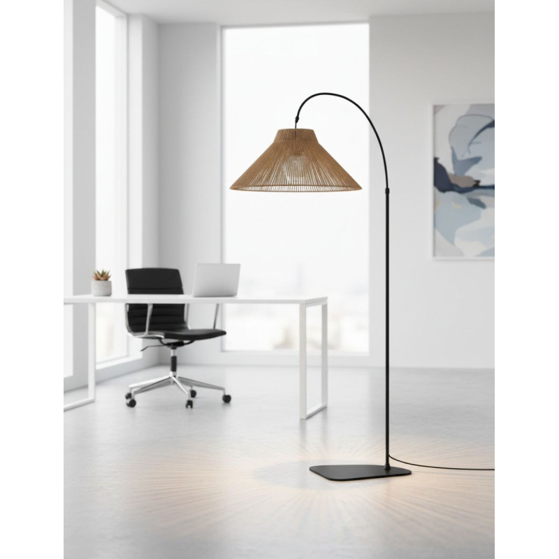 Lámpara de Pie de Oficina Metálica Montreal - Montiel