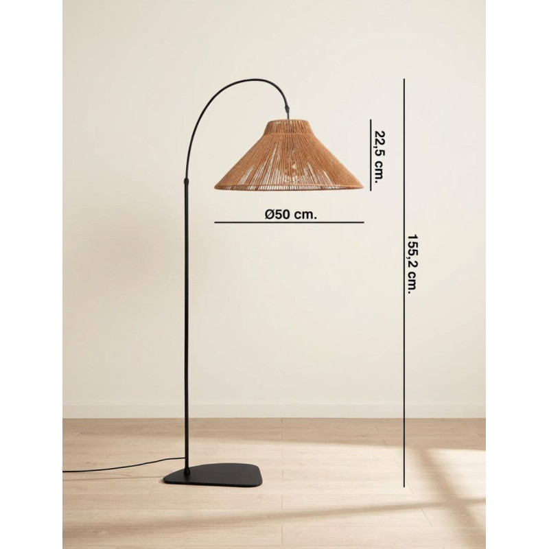 Lámpara de Pie de Oficina Metálica Montreal - Montiel