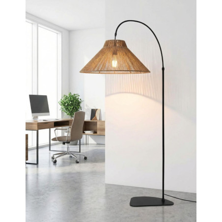 Lámpara de Pie de Oficina Metálica Montreal - Montiel