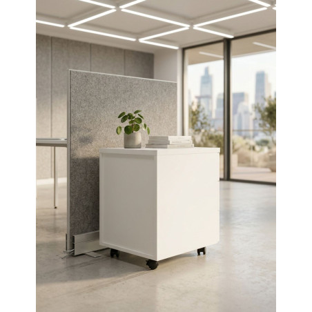 Cajonera Madera con Llave y Ruedas de Kunna - Montiel