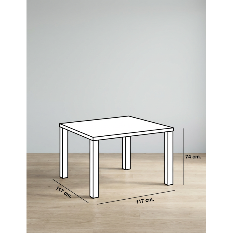 Mesa Reuniones Cuadrada Senda de Euromof - Montiel