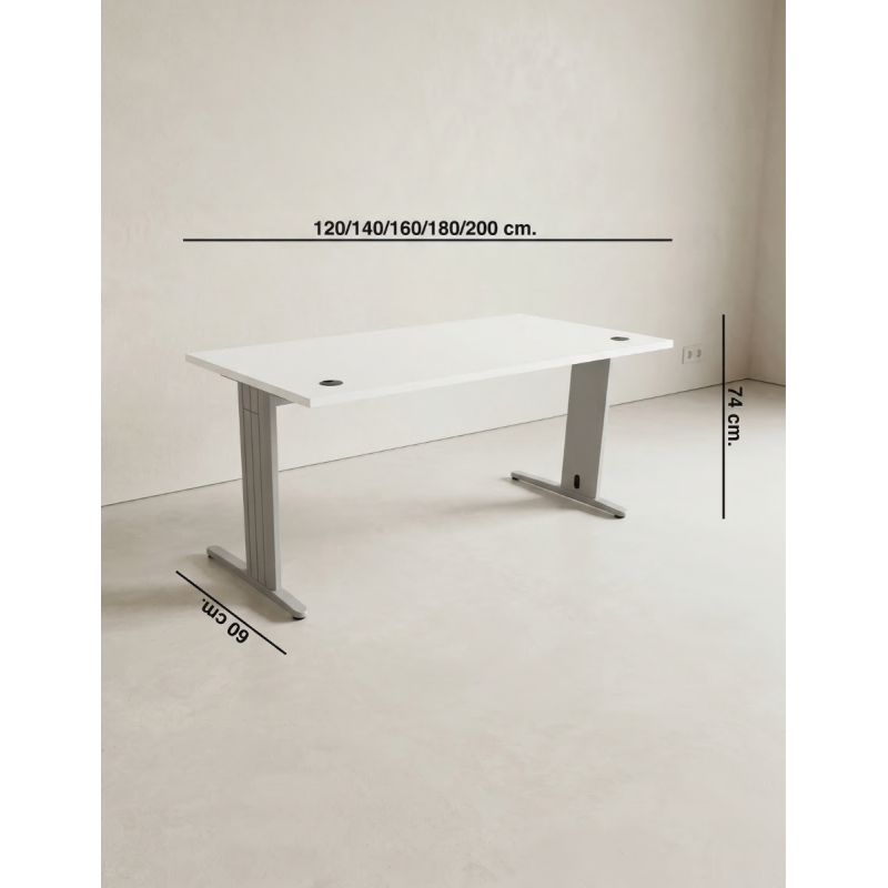 Mesa Recta Oficina Euro 4000 de Euromof - Montiel