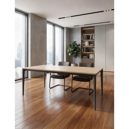 Mesa Oficina Roble 180x90 cm. Ness de Bogal - Montiel