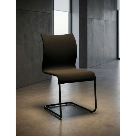Silla Confidente Negra MM18001 - Montiel