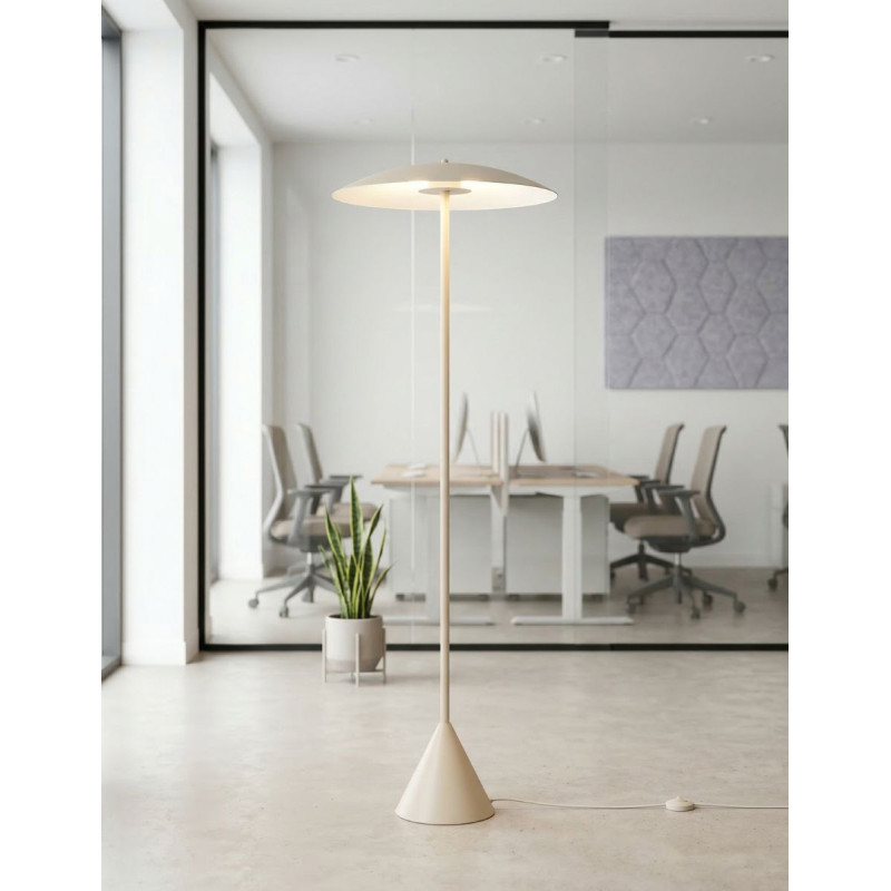 Lámpara de Pie para Oficina Metálica Irmah . Montiel