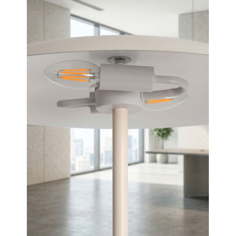 Lámpara de Pie para Oficina Metálica Irmah . Montiel