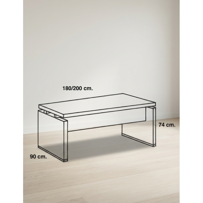 Mesa Dirección Oficina Loma de Euromof - Montiel