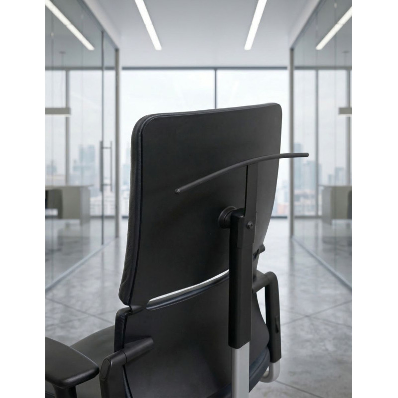 Silla Oficina Azul con Perchero Please 2 de Steelcase - Montiel