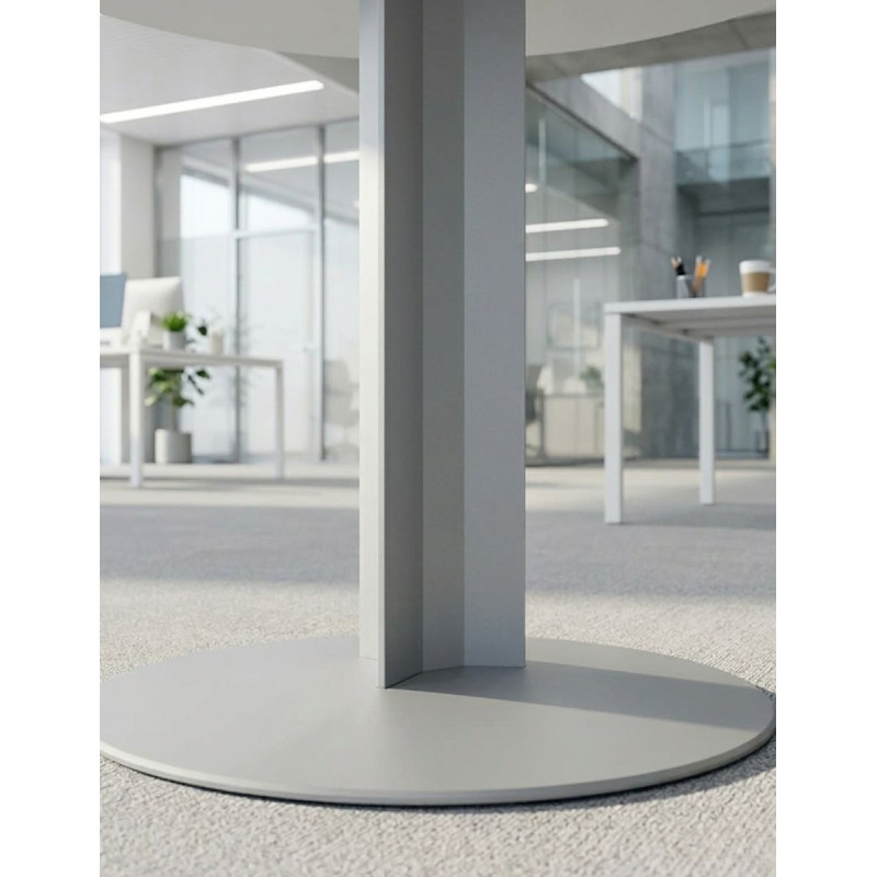 Mesa Oficina Blanca Redonda Ø120 cm. de Actiu - Montiel