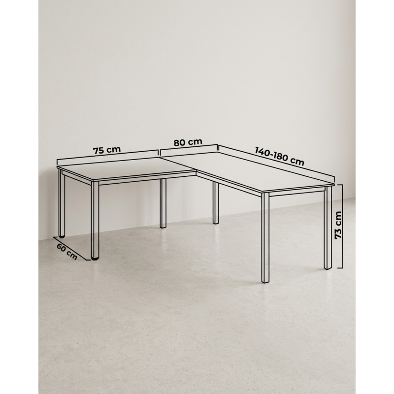 ▷ Escritorio en L Serie ECO de Ismobel - Oficinas Montiel