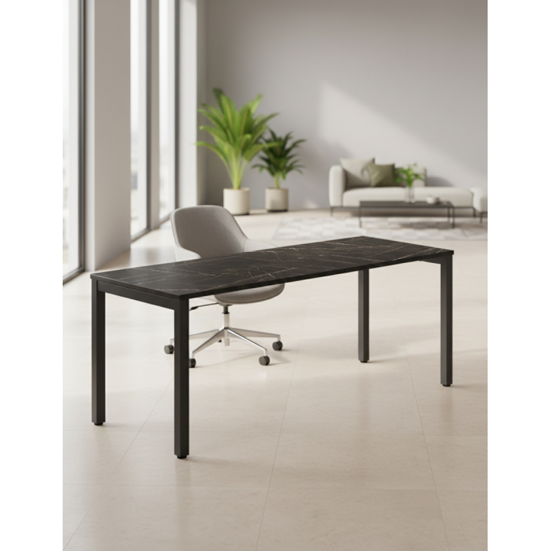 Mesa Dirección Oficina Efecto Mármol Flink de Kesta - Montiel