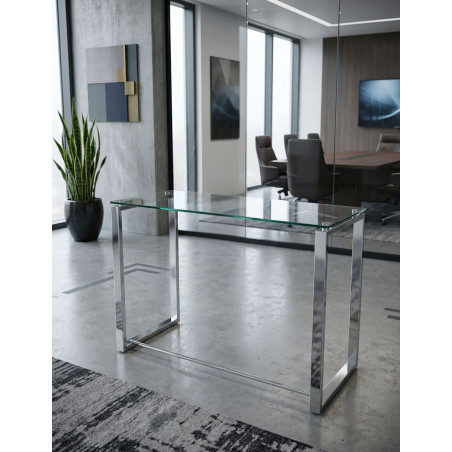 Mesa Despacho Oficina Cristal 100x50 cm. Donatti - Montiel