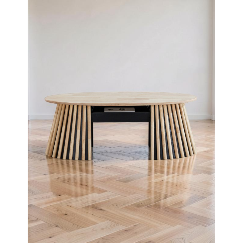 Mesa Elevable Madera con 3 Cajones Orven - Montiel