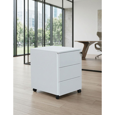 Cajonera Oficina Blanca Metálica MM1803 de Montiel