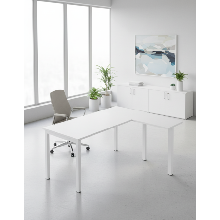 Mesa Blanca con Ala mod. Atrani de Artexport - Montiel