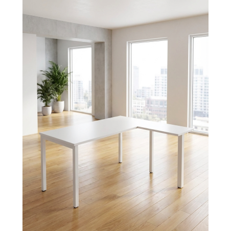 Mesa Blanca con Ala mod. Atrani de Artexport - Montiel