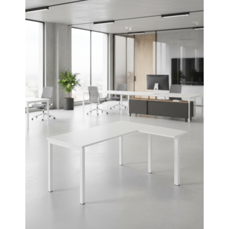 Mesa Blanca con Ala mod. Atrani de Artexport - Montiel