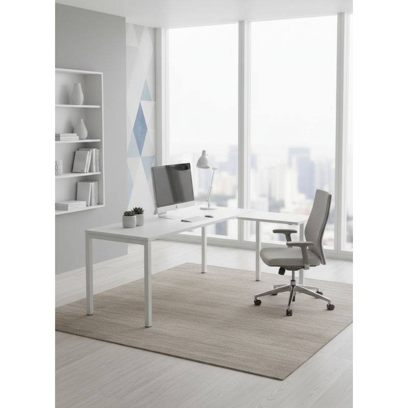 Mesa Blanca con Ala mod. Atrani de Artexport - Montiel