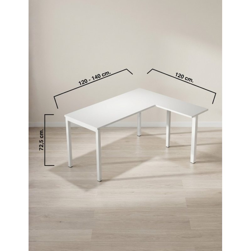 Mesa Blanca con Ala mod. Atrani de Artexport - Montiel