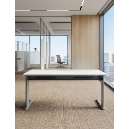 Escritorio Oficina Blanco 160x76 cm. MM1804 de Montiel