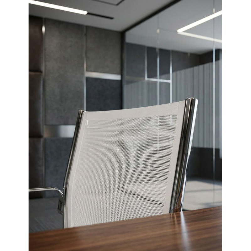 Silla Escritorio Blanca con Ruedas de Ibersit - Montiel