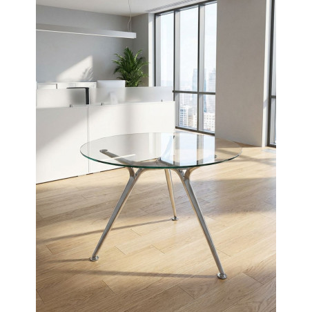 Mesa Reuniones Cristal Arkitek de Actiu - Montiel