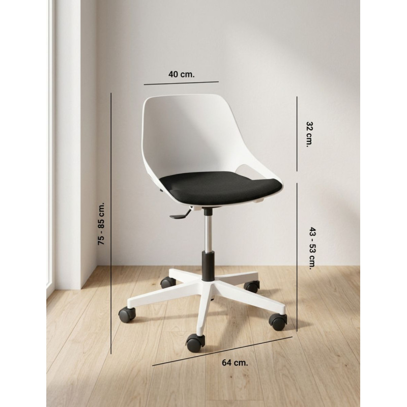 Silla Elevable Oficina Q5 de Luyando System - Montiel