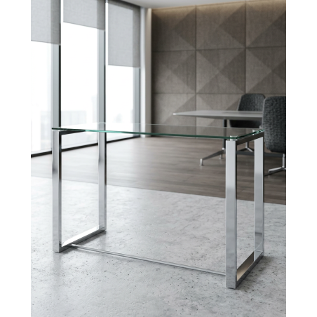 Mesa Cristal de Estudio Benetto  - Montiel