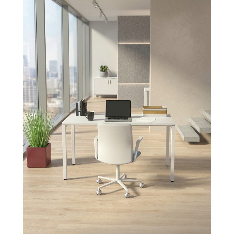 Mesa Blanca Oficina mod. Atrani de Artexport - Montiel