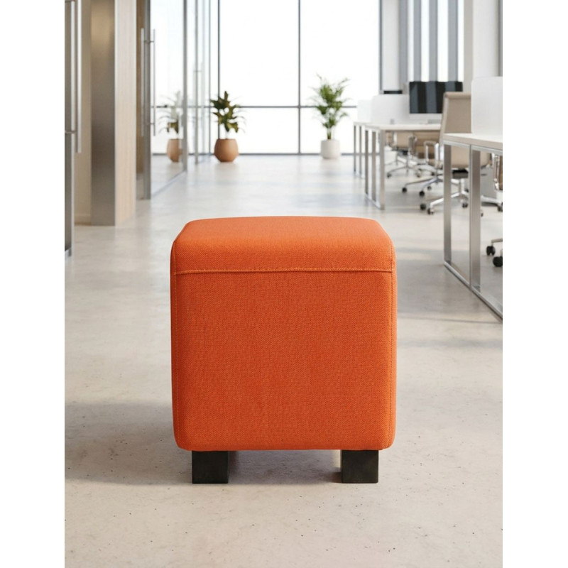 Puff de Recepción Oficina Naranja de Steelcase - Montiel