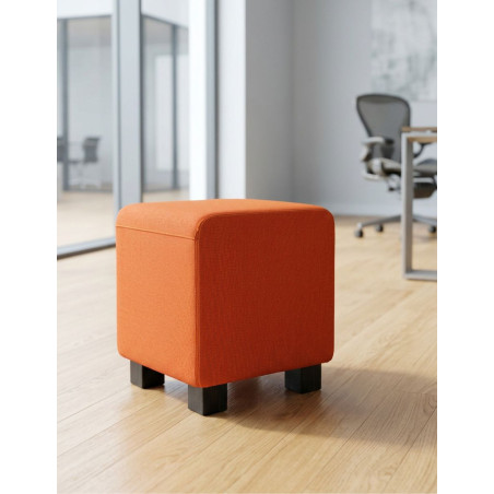 Puff de Recepción Oficina Naranja de Steelcase - Montiel