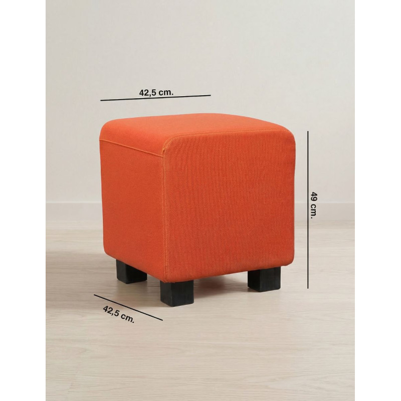 Puff de Recepción Oficina Naranja de Steelcase - Montiel