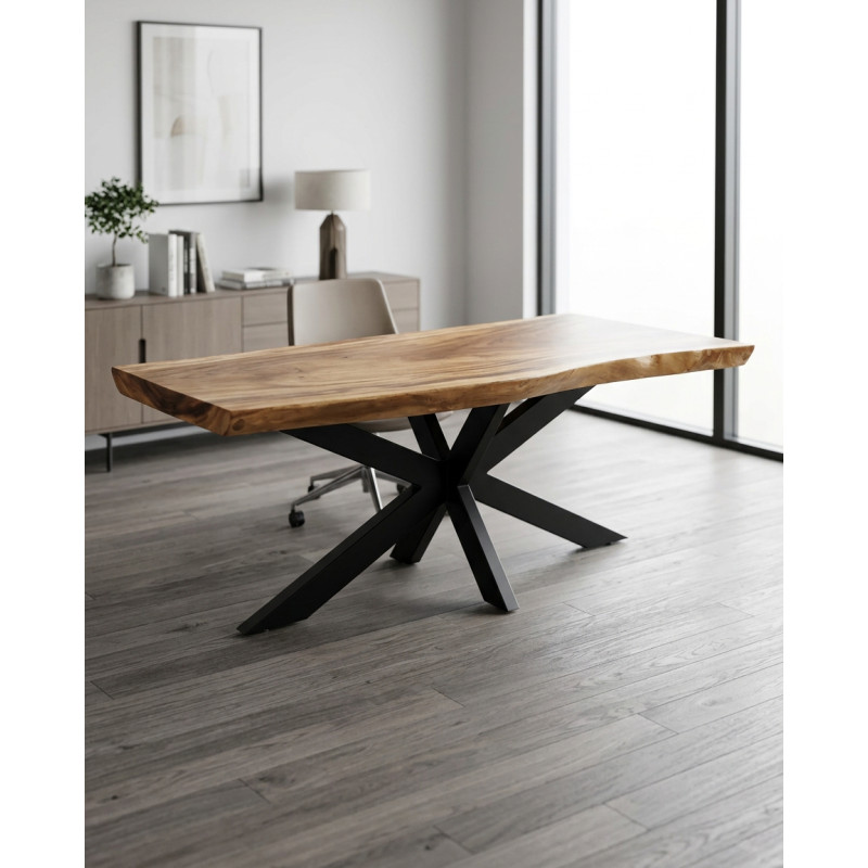 Mesa Suar 200x90 cm. de Madera Maciza - Montiel