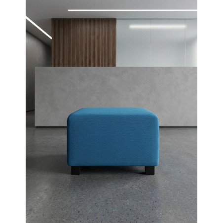 Puff Oficina Ancho en Azul de Steelcase - Montiel