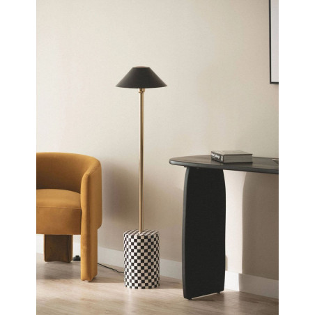 Lámpara Oficina Metálica de Pie Brijesh - Montiel