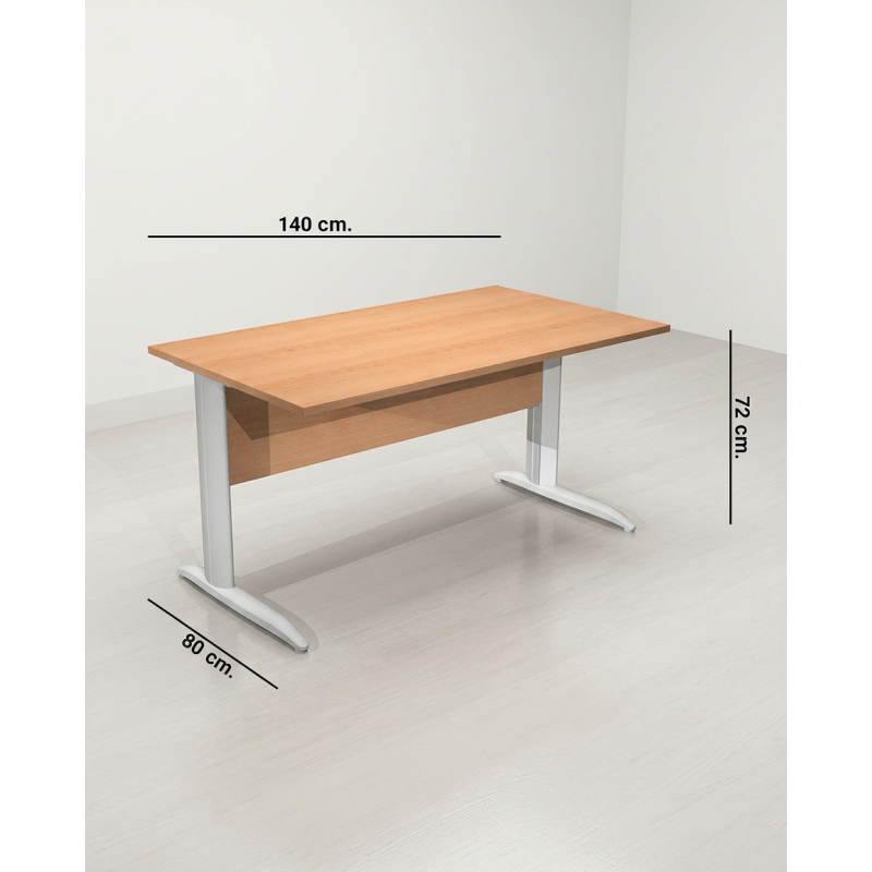 Mesa Escritorio con Faldón Mod. Palermo de Artexport - Montiel