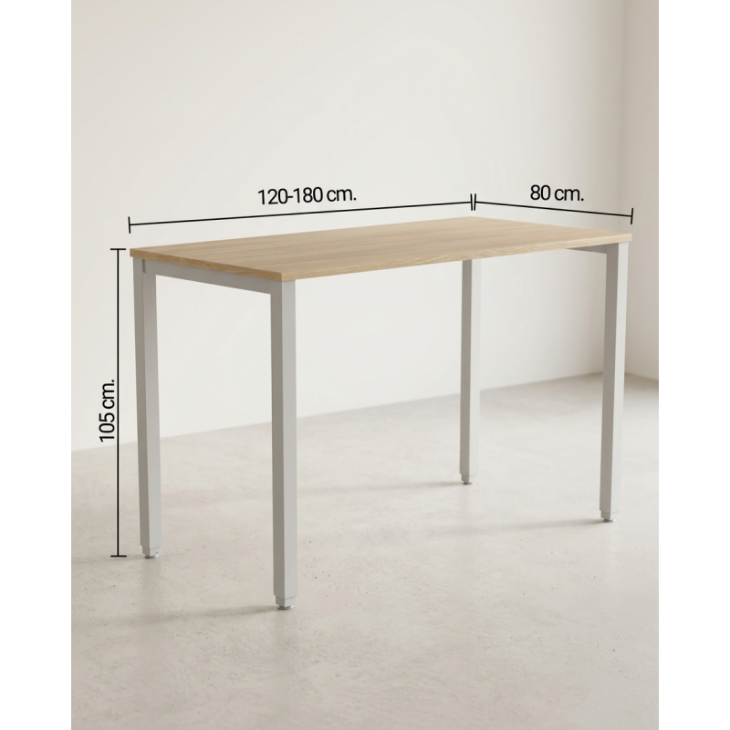 Mesa Alta Madera Oficina Tempo de Mobel Línea - Montiel