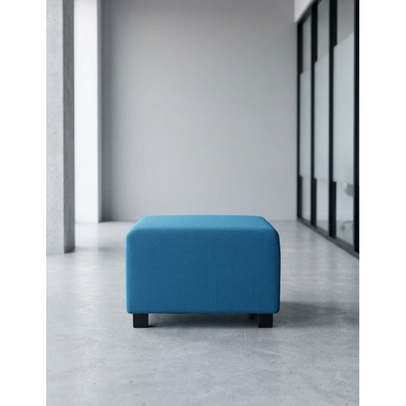 Puff Oficina Ancho en Azul de Steelcase - Montiel