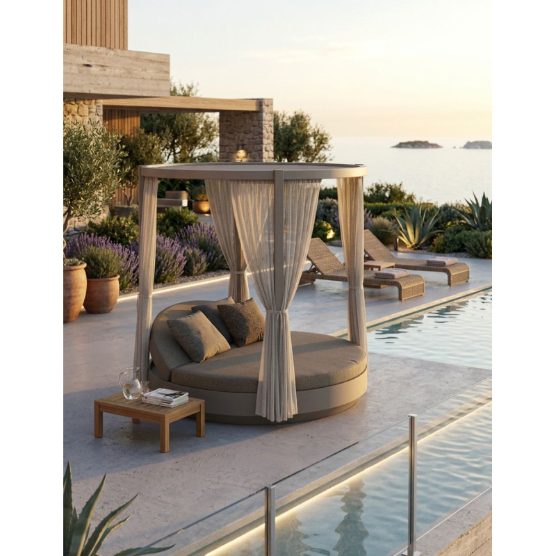 Cama Balinesa Con Pérgola Vela de Vondom - Montiel