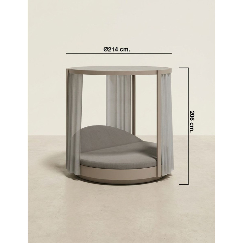Cama Balinesa Con Pérgola Vela de Vondom - Montiel