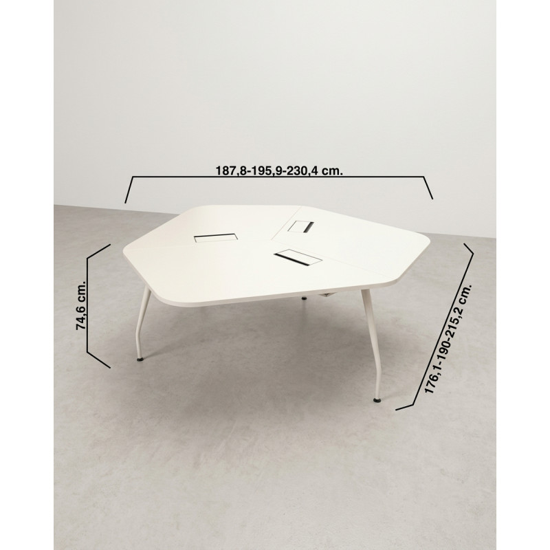 Multipuesto Oficina Conic de Dynamobel - Montiel