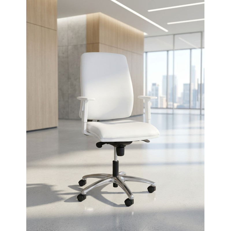 Silla Ergonómica Blanca Absolute de Luyando - Montiel